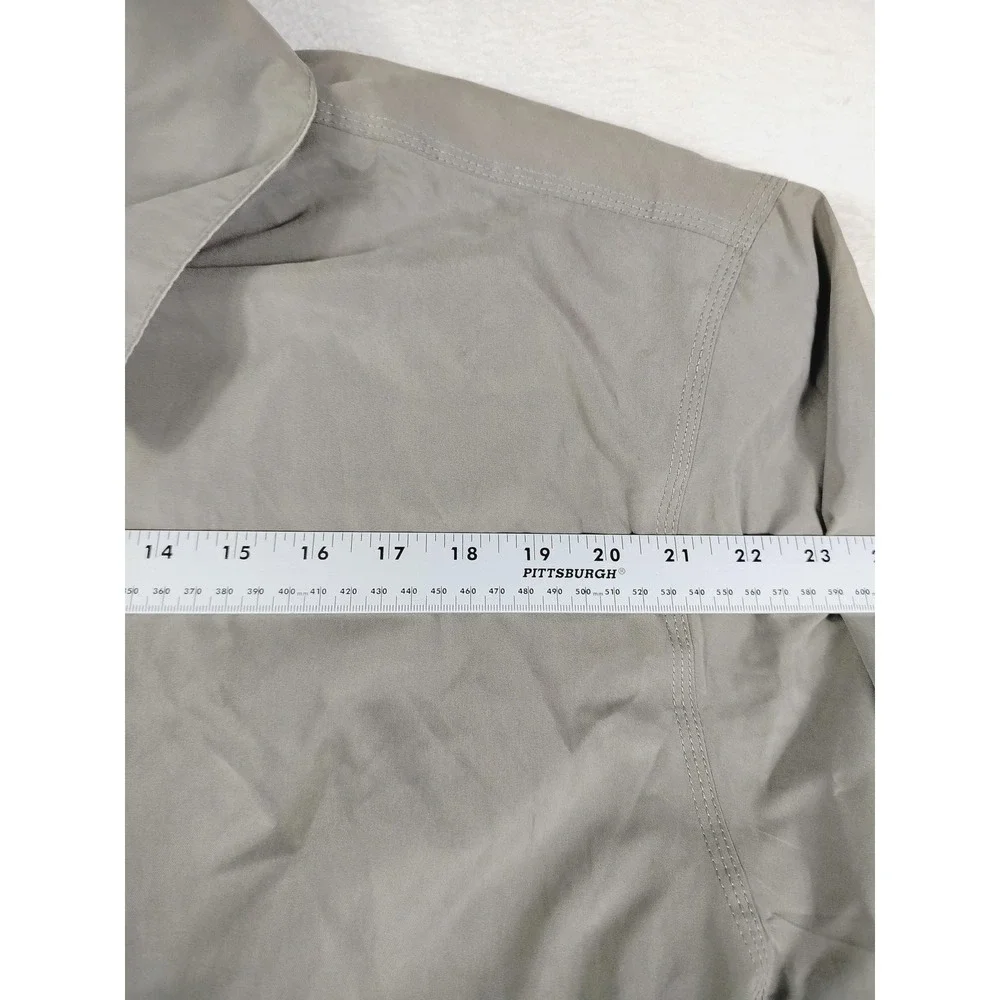 Weatherproof Jacket Mens 2XL Gray Microfiber Windbreaker Bomber Lined Outdoor
